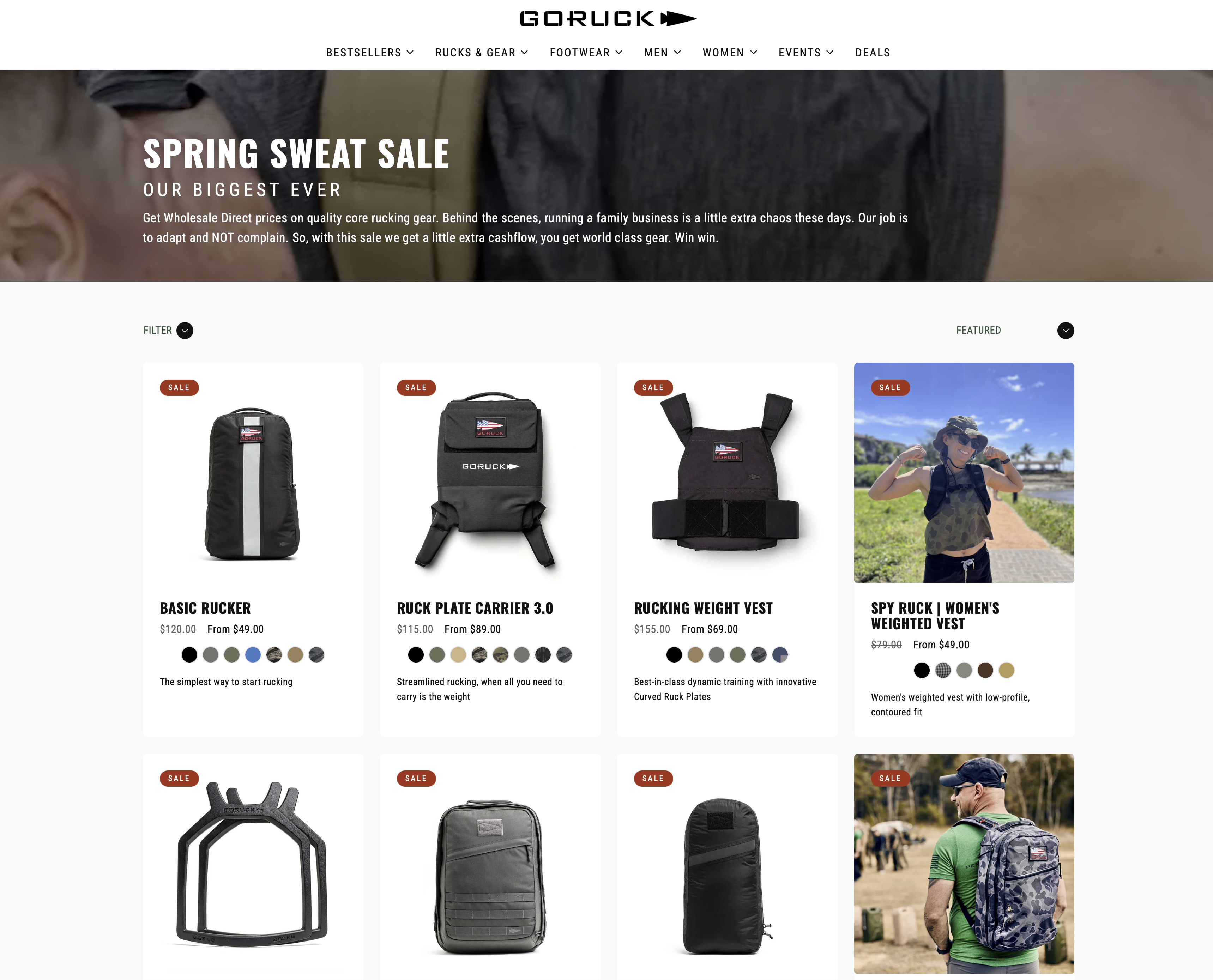 Huge Discounts On GORUCK!